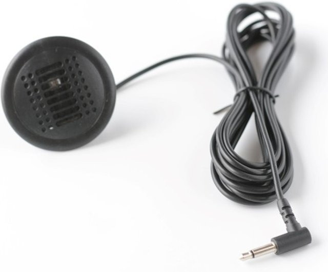 HP Auto Navigation Mikrofon mit 3,5 mm Klinkenanschluss für Android Radio und Stereoanlagen, Schwarz - Bild 1