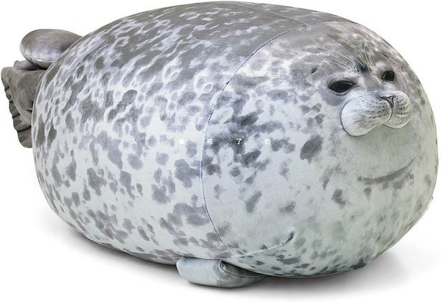Angry Blob Seal Kissen, Seelöwe, Plüsch, Stofftier, 20cm, ab 3 Jahre - Bild 1
