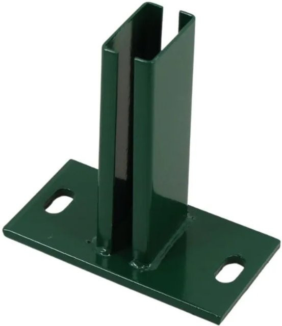 Galaflor Bodenplatte für 60x40 Pfosten, Farbe: Grün, B/T/H: 15,0 x 8,0 x 1,5 cm - Bild 1