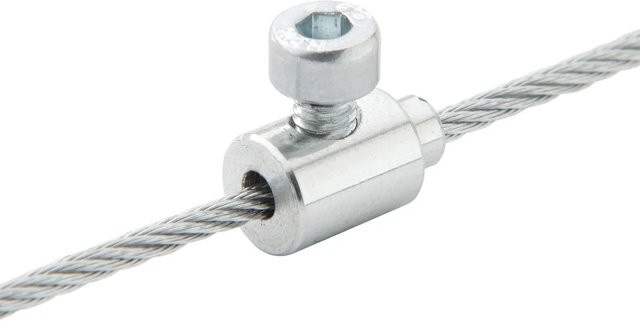 Conacord Schraubklemme aus verzinktem Edelstahl in Silber, 2 mm - Bild 1