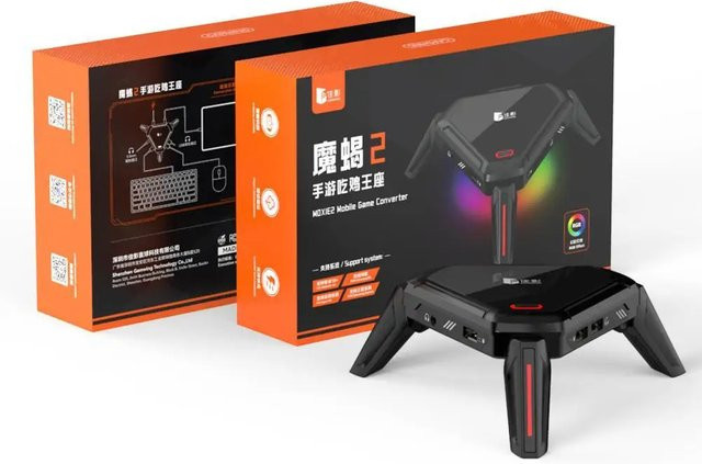 GAMWING Scorpion 2Pro Tastatur- und Mauskonverter mit 2000+Hz Mauspaket für Mobile Games in Schwarz - Bild 1