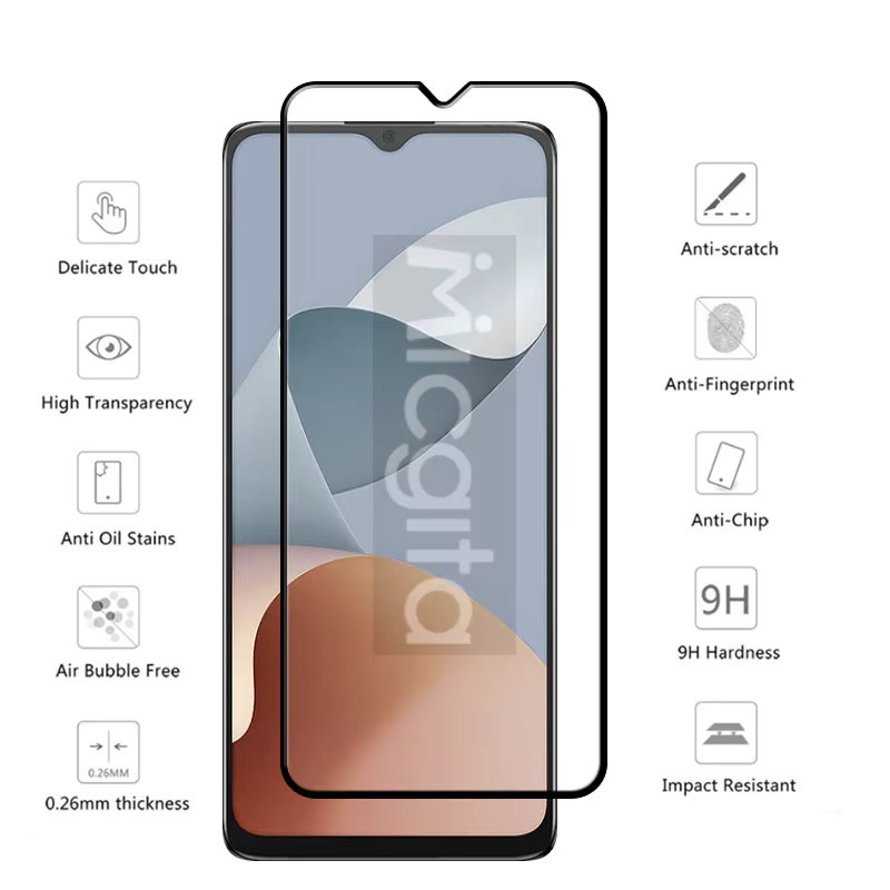ZTE Screen Protector aus gehärtetem Glas für Blade A34, A54 und A73 4G, transparent, 9H Kratzschutz - Bild 2