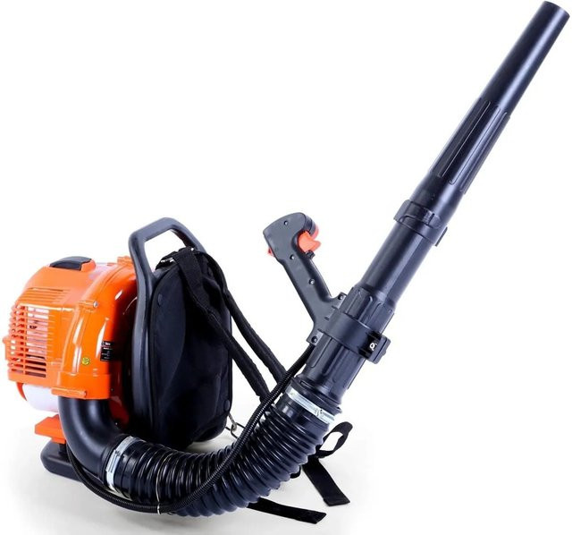 FUXTEC FX-LB133T Benzin-Laubbläser mit Rückentrage in Schwarz-Orange mit 33 ccm - Bild 1