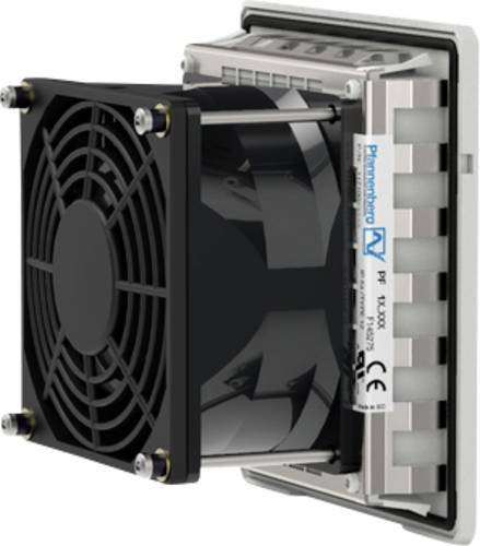Pfannenberg PF 11000 24DC 54 7035 EMC Filterlüfter in Schwarz, B/H/T: 10,9 x 10,9 x 5,3 cm - Bild 1