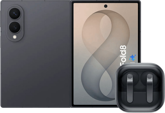 Samsung Galaxy Z Fold8 256GB 5G Schwarz und Samsung Galaxy Buds4 Pro Schwarz im Set - Bild 1