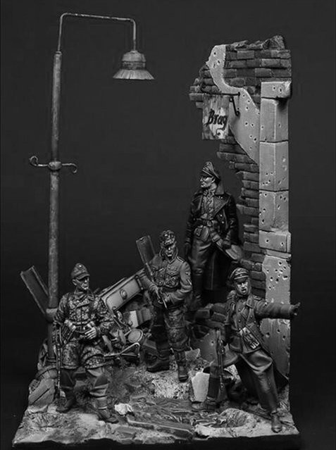 KIMERA Harzsoldat Straßenkampf in Berlin 1945, Figurenbausatz, 1/35 - Bild 1