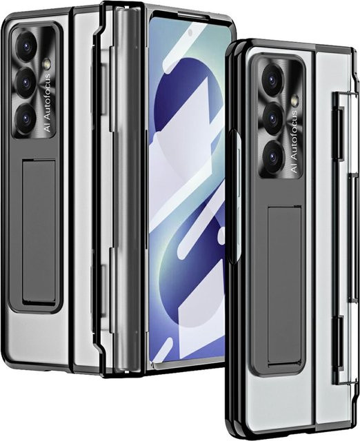 Samsung Klapphülle mit H9 Display Glas für Galaxy Z Fold8 Ultra 5G, Transparent - Bild 1
