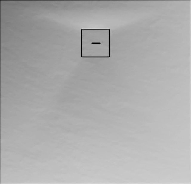 Schulte Duschwanne ExpressPlus quadratisch aus Mineralguss Grau B/T: 90 x 90 cm - Bild 1