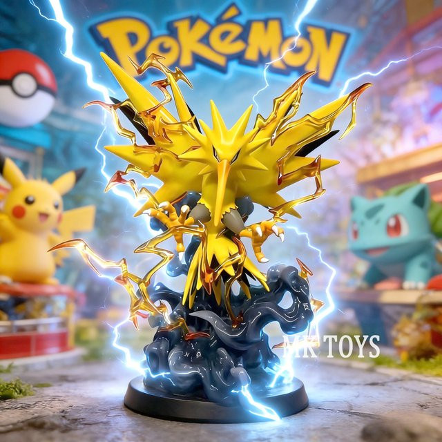 Bandai Pokémon Zapdos, Actionfigur, 15,5 cm, PVC - Bild 1