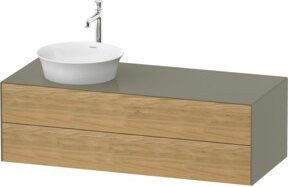 Duravit Waschtischunterschrank White Tulip in White, Breite: 130 cm, Tiefe: 55 cm, Höhe: 55 cm - Bild 1