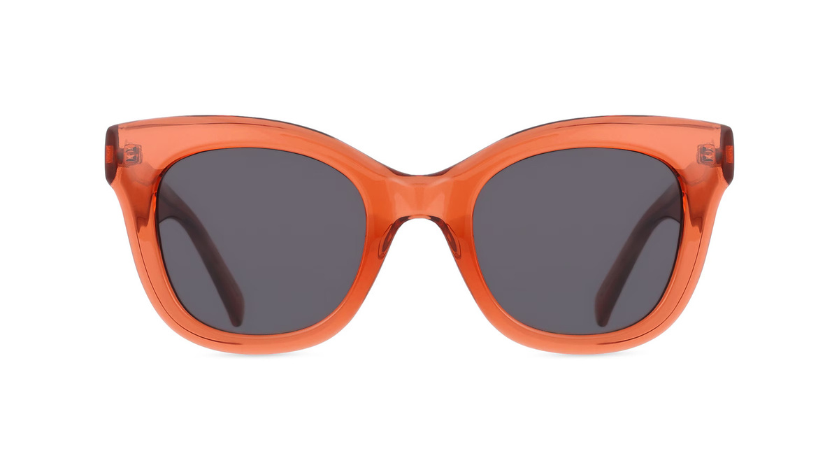 Fielmann Sonnenbrille Butterfly, Acetat, orange, Damen - Bild 1