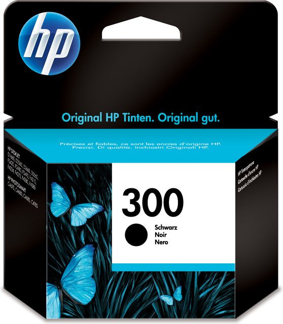 HP 300 Original Tintenpatrone Schwarz CC640EE - Bild 1