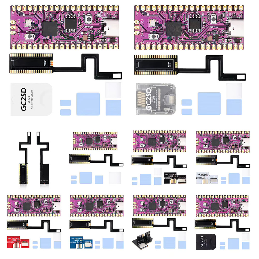 Raspberry Pi Pico Picoboot FPC Flex Lötband mit GC2SD SD2SP2 Adapter für NGC Spielzubehör - Bild 2