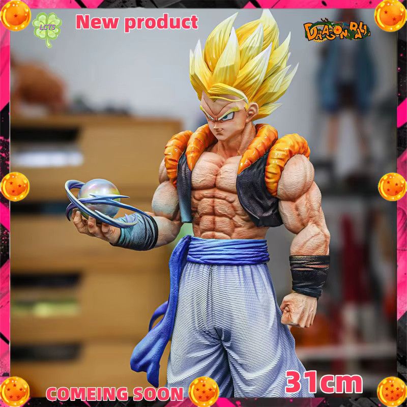Bandai Dragon Ball Gogeta Super Saiyajin Anime Figur aus PVC, Höhe: 31 cm - Bild 4