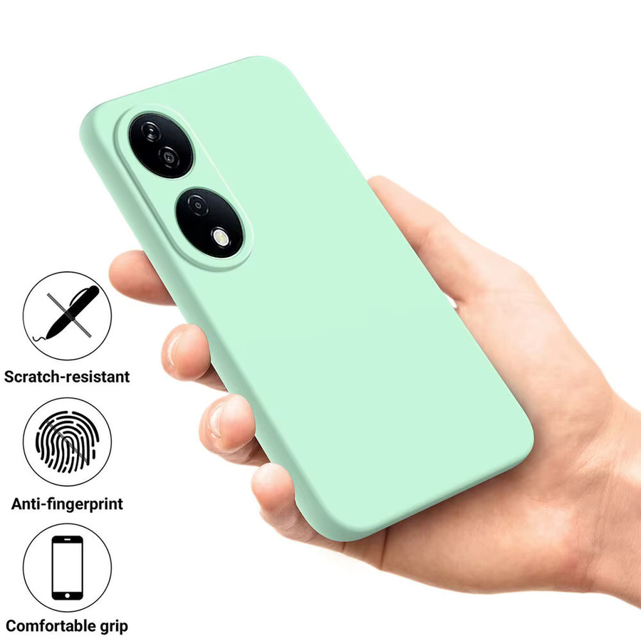 Flexible Silikon TPU Schutzhülle für Honor 90, Honor Smart 70 und Honor 50 Lite in Schwarz und Grün - Bild 1