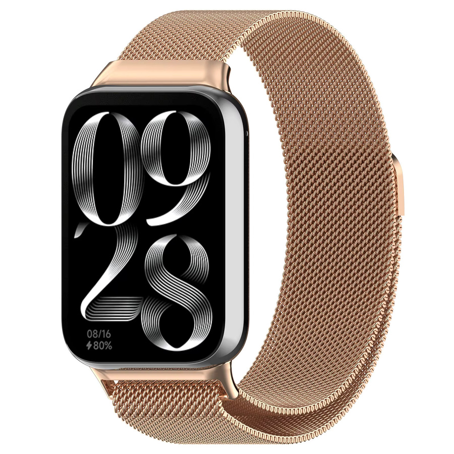 Xiaomi Uhrenarmband Edelstahl, Milanaise, Roségold, Unisex - Bild 1