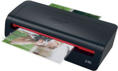 GBC Laminiergerät 240 für A4 in Schwarz-Rot mit SMART-Status-LED-System und 2 Heizrollen - Bild 1