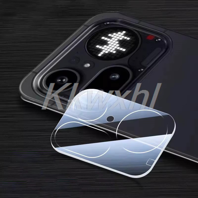 2er-Set Nothing Phone 4A Pro Kameraobjektivfolie aus gehärtetem Glas, transparent, 3D Rückseitenschutz - Bild 2
