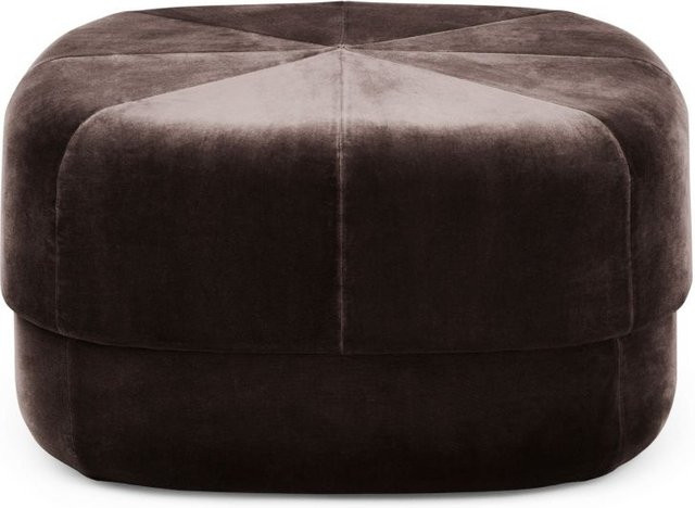 Normann Copenhagen Circus Hocker in Braun mit Veloursstoff - Bild 1