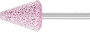 PFERD TOOLS STEEL EDGE Schleifstift Form A2 für Stahl und Stahlguss, Schaft-Ø: 6 mm, Durchmesser: 25 x 32 mm, Farbe: Pink - Bild 1