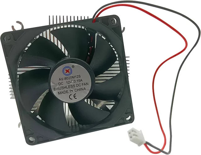 TAKEY LED Aluminium-Kühlerlüfter in Silber für Hochleistungs-LEDs bis 100W - Bild 1