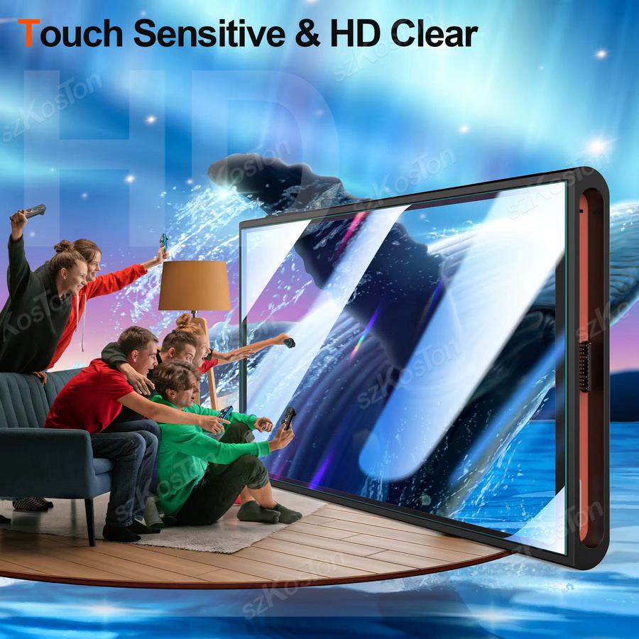 Nintendo Switch 2 Displayschutzfolie aus gehärtetem Glas, transparent, kratzfest, HD-Schutzfolie für dein Spiele-Zubehör - Bild 4