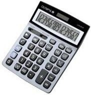 OLYMPIA Taschenrechner LCD 6016 blau/silber mit 12-stelligem Display, Wurzel, Prozent, GT, Steuer- und Gewinnrechnung sowie Speicherfunktion, Solar- und Batteriebetrieb - Bild 1
