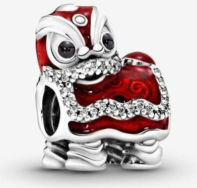 Charm 925 Silber, Roségold, Perle, Zirkonia, Damen - Bild 1