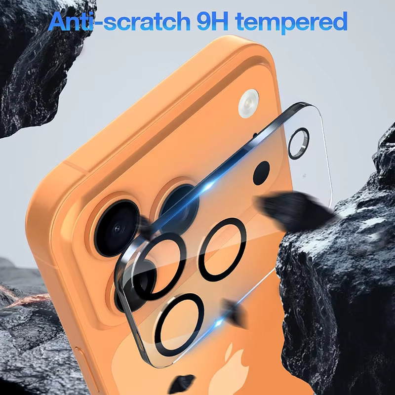 Yij Kameraobjektivschutz aus gehärtetem Glas für Apple iPhone 17 Pro Max und iPhone 17 Pro, transparent - Bild 5