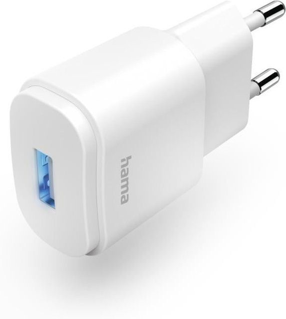 Hama Ladegerät USB-A 6 W Weiß - Bild 1