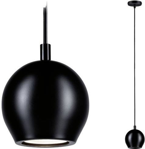 Paulmann Shima 76992 Pendelleuchte aus Metall in Schwarz mit GU10 Fassung und höhenverstellbarem Design - Bild 1