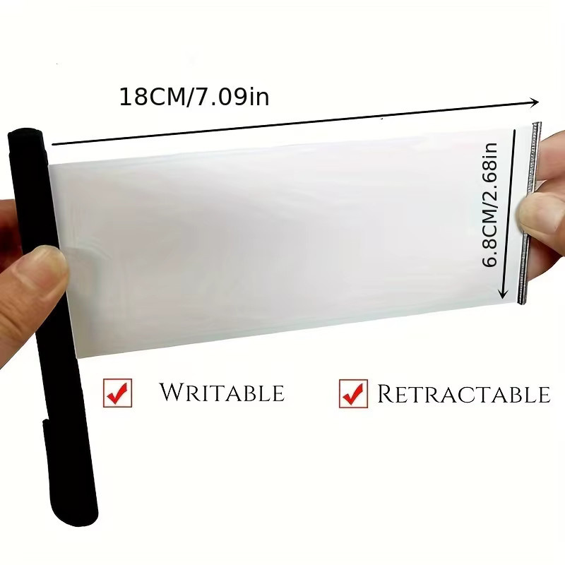 Einziehbarer unsichtbarer Stift in Schwarz für geheime Notizen und Prüfungen - Bild 4