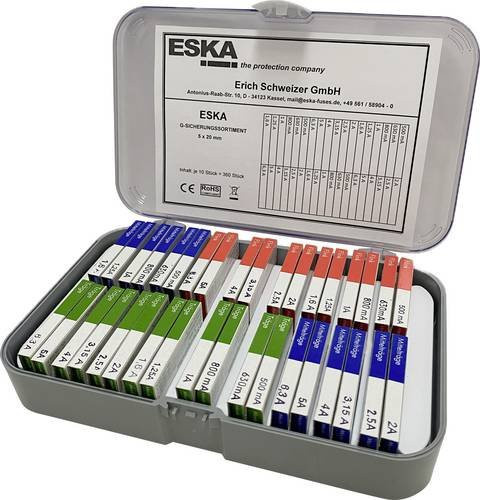 ESKA Sicherungs-Sortiment E3523.801 in Grau mit 360 Stück - Bild 1