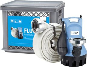 HOMA Flut-Set C150 WA Tauchpumpe mit 750 W und 12500 l/h Förderleistung - Bild 1