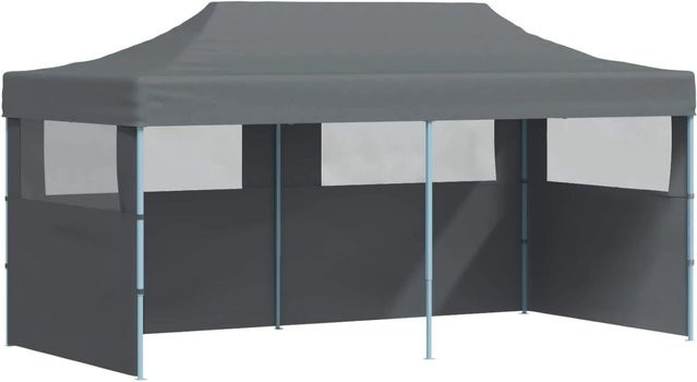 vidaXL Party-Zelt aus Oxford-Stoff und Stahl in Anthrazit, B/T/H: 580 x 291 x 315 cm - Bild 1