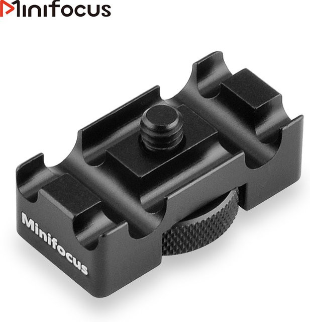MINIFOCUS Mini-Tether DSLR-Kamera USB-C Kabelverriegelung Clip mit Schnellwechselplatte in Schwarz - Bild 1