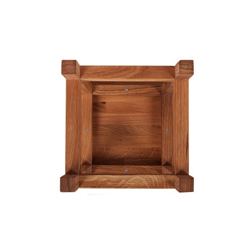 Garden Pleasure Universalhocker Max 3 aus Eichenholz, Farbe: Eiche/Beige, B/T/H: 40 x 30 x 30 cm, FSC® zertifiziert - Bild 2