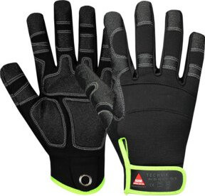 Hase Montagehandschuhe Technik in Schwarz, Größe 8 mit Klettverschluss - Bild 1