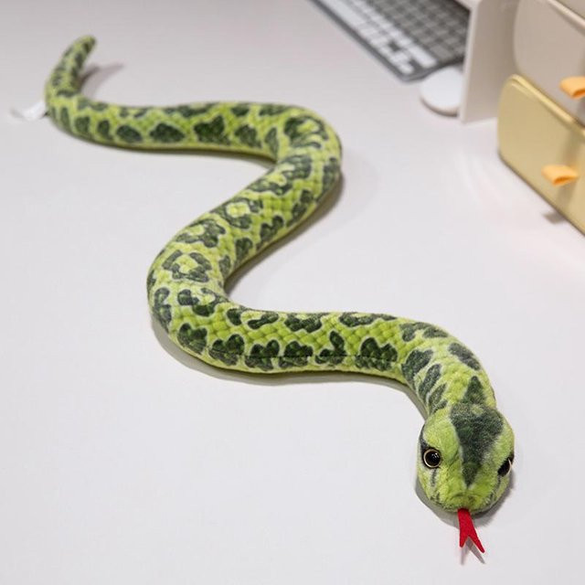 Yiran toy Anaconda Plüschtier, Schlange, 65cm - Bild 1