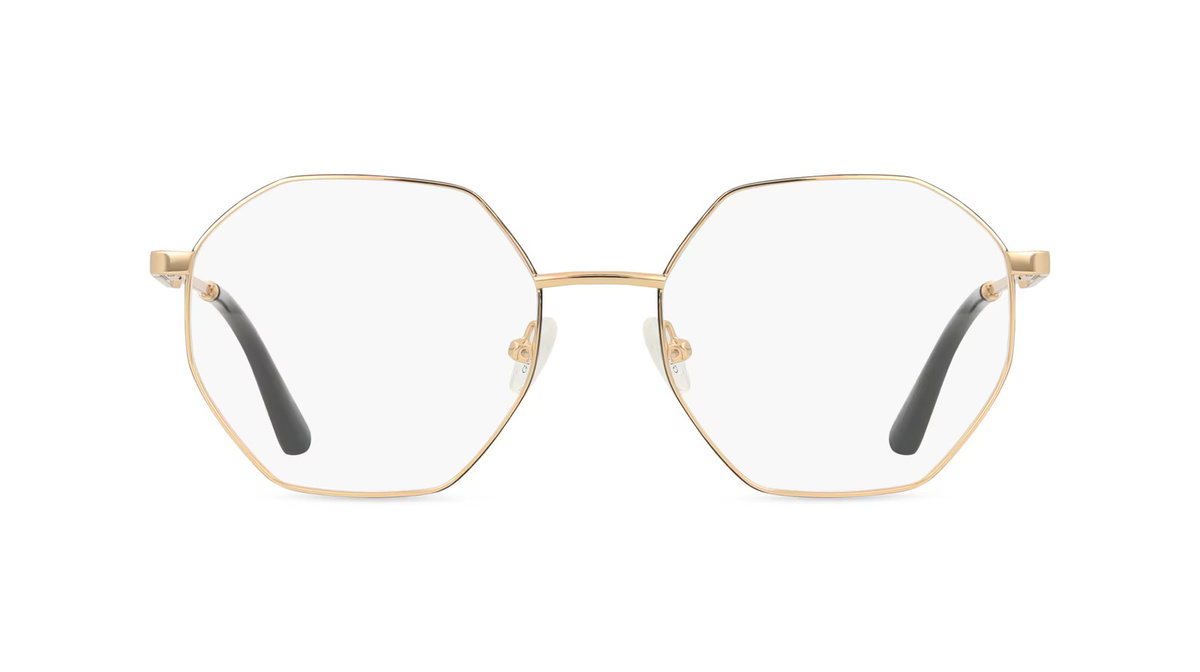 Guess GU2849 Korrektionsbrille, Vollrand, Geometrisch, Metall, Unisex, Gold - Bild 1