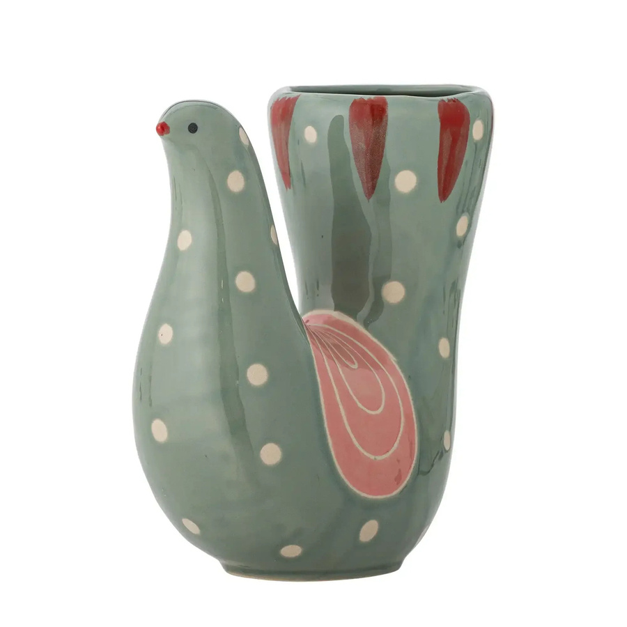 Bloomingville Keramikvase Trudy in Grün - Bild 1