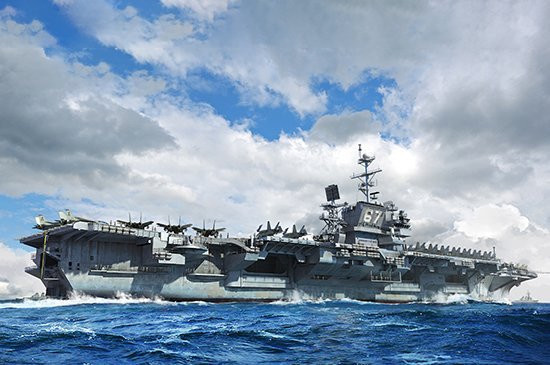 Trumpeter USS John F. Kennedy CV-67, Fahrzeuge, Grau - Bild 1