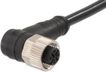 Molex Sensor-Aktor-Steckverbinder M12 in Schwarz, konfektioniert, 2,0 m - Bild 1