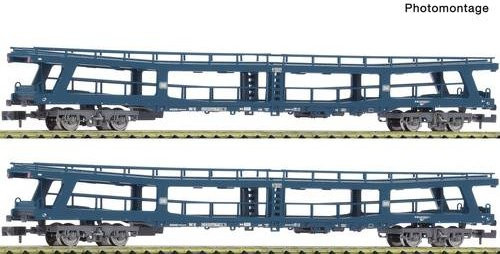 Fleischmann Reisezug-Autotransportwagen, DB, 2-tlg. Set, 1:87
