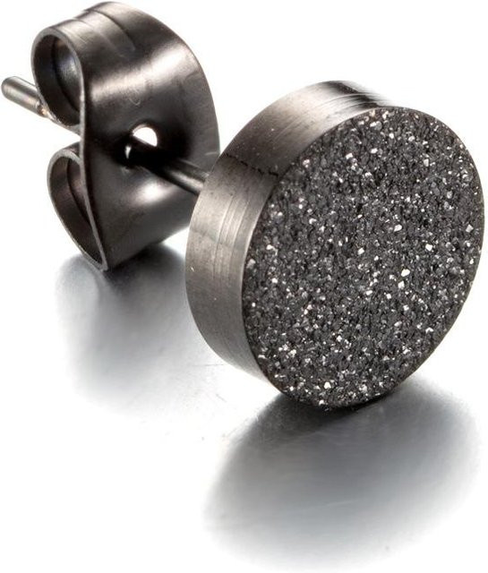YIRAN Jewelry Ohrringe, Edelstahl, Schwarz, Herren - Bild 1