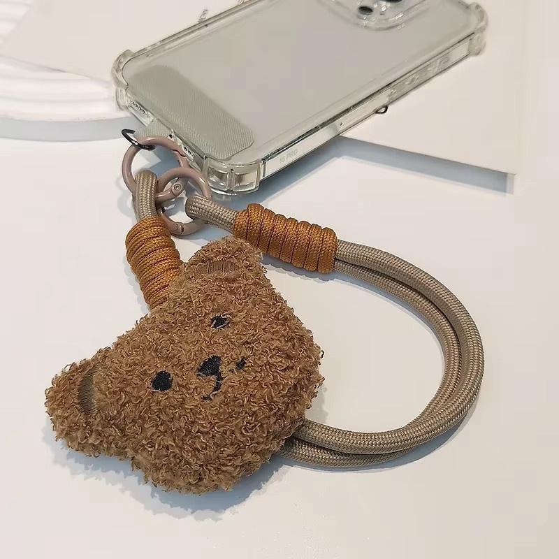 Tutew Telefon Armband, Cartoon 3D Plüsch Fuzzy Bears, Lanyard Strap - Bild 3