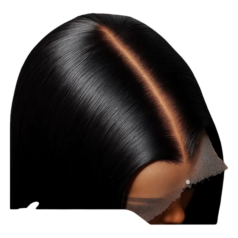 Wig Queen Echthaarperücke, Vollspitze, glatt, HD 360 Lace Front, Damen - Bild 7