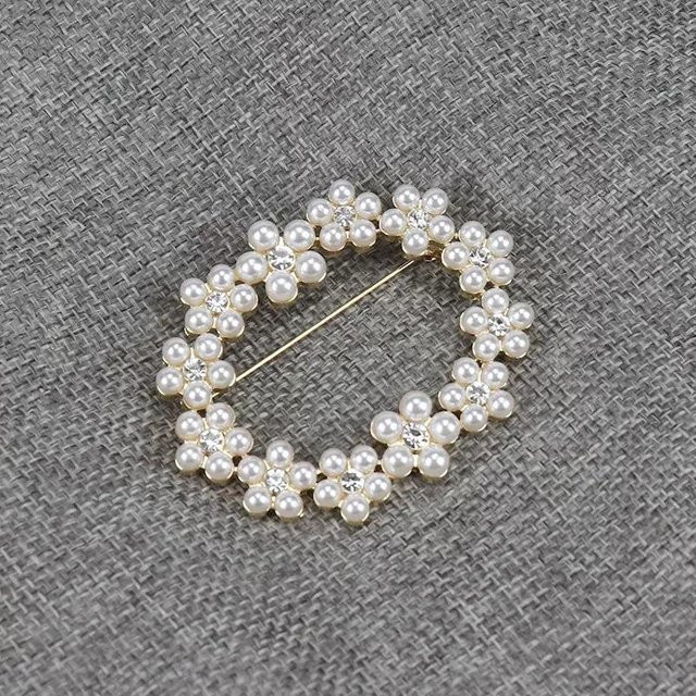 JEWEL HOME Brosche, Perle Oval Kranz, Damen - Bild 1