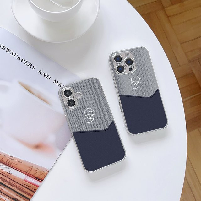 DecoPhone Business-Style Glas-Design Handyhülle für iPhone 11 bis iPhone 17 Pro Max, sturzsicher - Bild 1