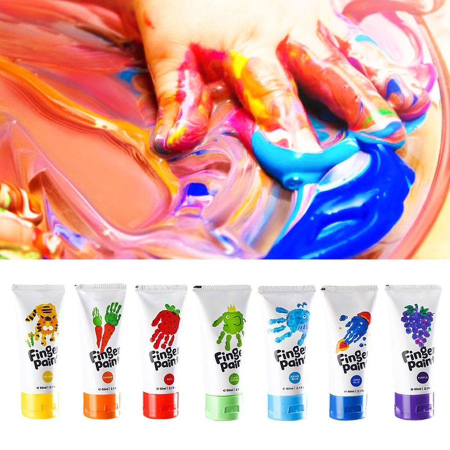 Wosawe outdoor sports Fingerfarben Bunt / Mehrfarbig 7 Farben - Bild 2